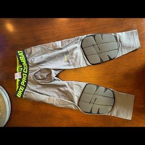 Boys Nike Pro Combat baseball sliding shorts.